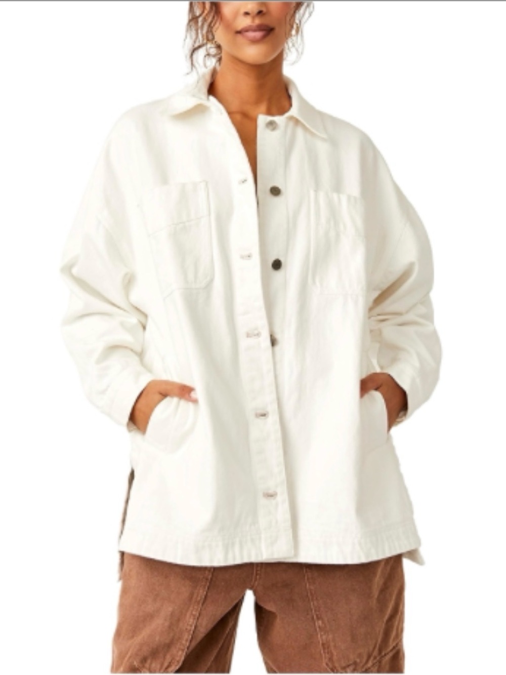We The Free Madison City Twill Jacket - White